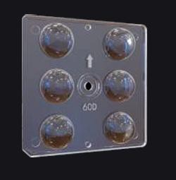 6 v 1 optični objektivi z visoko učinkovitostjo za razsvetljavo