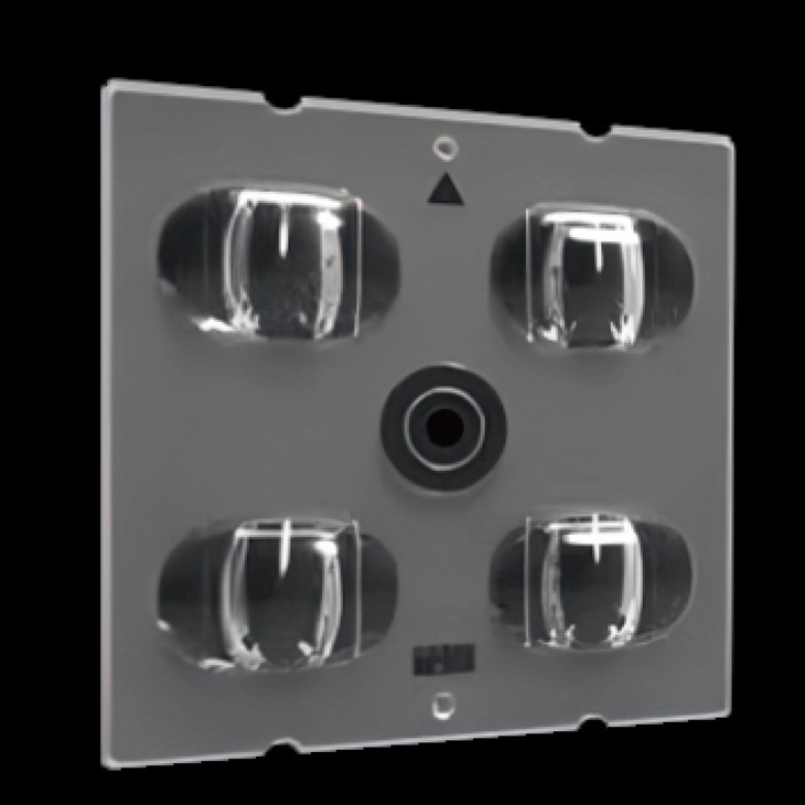 4 in 1 High-efficiency Optical Lens For Street Lighting