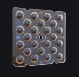 24 v 1 visoki - optični objektivi za razsvetljavo